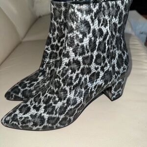 Leopard Print Ankle Boots AGL Marette